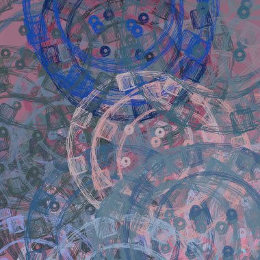 cam soyut renkli doku