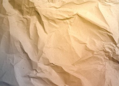 Buruşmuş kağıt dokusu arkaplanı.