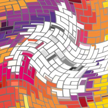 Geometrik desenli soyut doku