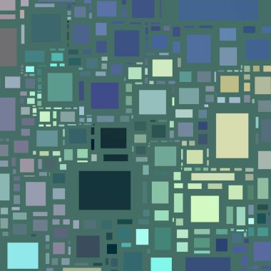 Soyut sanat dokusu. Kareler ile renkli doku. Modern sanat eserleri. Renkli görüntü