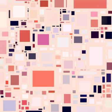 Soyut sanat dokusu. Kareler ile renkli doku. Modern sanat eserleri. Renkli görüntü