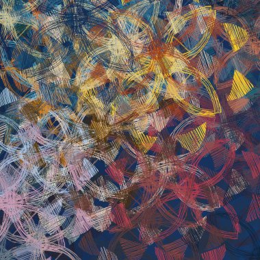 Renkli çiçeklerin soyut arkaplanı