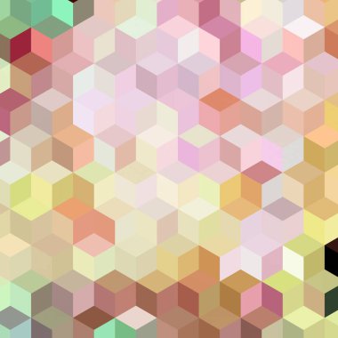 Geometrik desenlerle soyut sanat dokusu