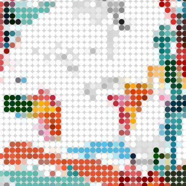 Geometrik desenli soyut arkaplan