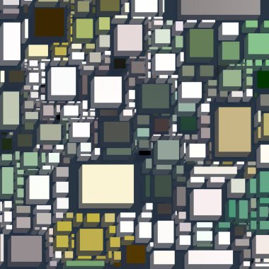 Soyut sanat dokusu. Kareler ile renkli doku. Modern sanat eserleri. Renkli görüntü