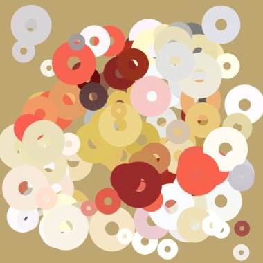 balonlar ile mutlu paskalya kartı