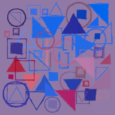 Geometrik desenli soyut doku