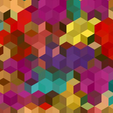 Geometrik desenlerle soyut sanat dokusu