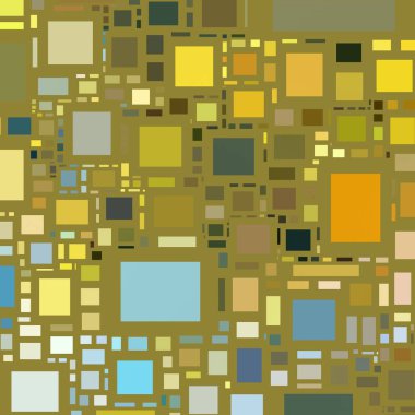 Soyut sanat dokusu. Kareler ile renkli doku. Modern sanat eserleri. Renkli görüntü