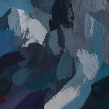 Tuval el yapımı yağlıboya. Renkli doku. Fırça darbeleri. Renkli görüntü. Modern sanat. Çağdaş sanat.