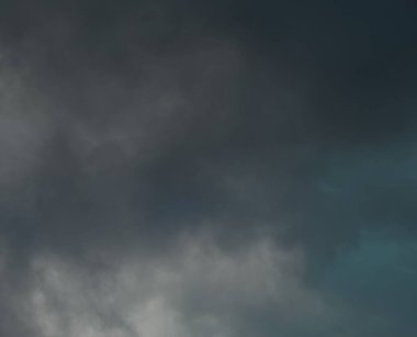 Gün Batımında Bulutile Dramatik Gökyüzünün Renk Tonu.