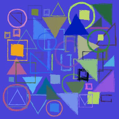 Geometrik desenli soyut doku