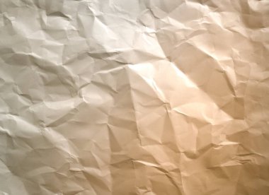 Buruşmuş kağıt dokusu arkaplanı.