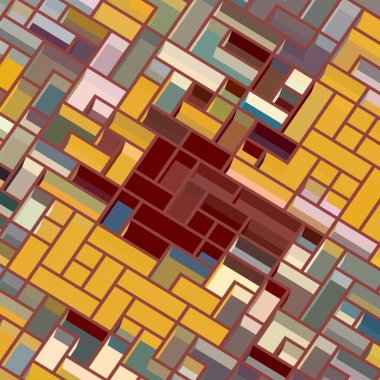 Geometrik desenli soyut doku