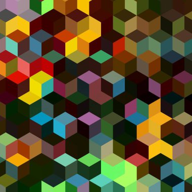 Geometrik desenlerle soyut sanat dokusu