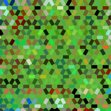 Renk fraktal geometrik soyut desen