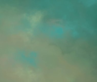 Gökyüzünde bulutlar gibi görünüyor eski antik kağıt doku üzerinde açık ve koyu mavi sıçramaları ile mavi tonları üzerinde soyut granged dijital boyalı dokulu arka plan