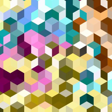 Geometrik desenlerle soyut sanat dokusu