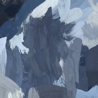 Tuval el yapımı yağlıboya. Renkli doku. Fırça darbeleri.