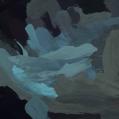 Tuval el yapımı yağlıboya. Renkli doku. Fırça darbeleri. Renkli görüntü. Modern sanat. Çağdaş sanat.