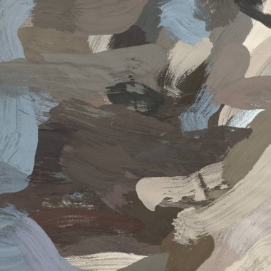 Tuval el yapımı yağlıboya. Renkli doku. Fırça darbeleri.