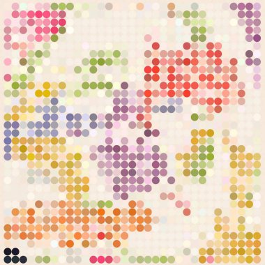 Geometrik desenli soyut doku