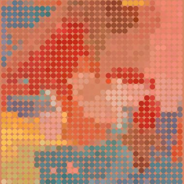 Geometrik desenli soyut doku