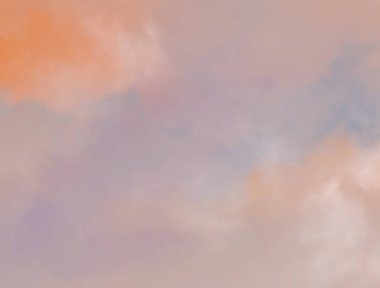 Doğa arka plan. Tüylü yumuşak bulutlar gökyüzünde tonda