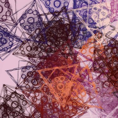 Çiçek desenli soyut arkaplan