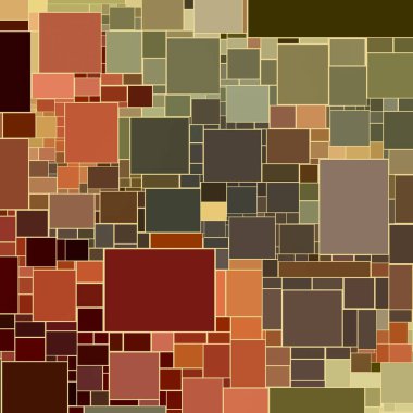 Soyut sanat dokusu. Kareler ile renkli doku. Modern sanat eserleri. Renkli görüntü