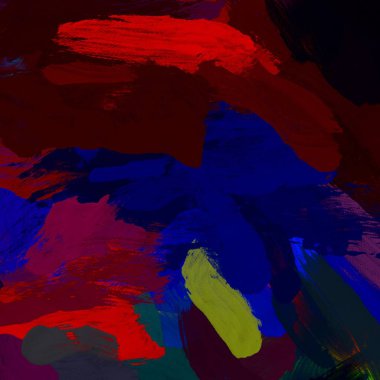 El yapımı tuvale yağlı boya. Soyut sanat dokusu. Renkli doku. Modern sanat eserleri. Yağlı boya darbeleri. Fırça darbeleri. Modern sanat. Çağdaş sanat. Sanatsal tuval.