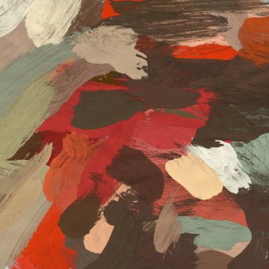 Tuval el yapımı yağlıboya. Renkli doku. Fırça darbeleri. Renkli görüntü. Modern sanat. Çağdaş sanat.