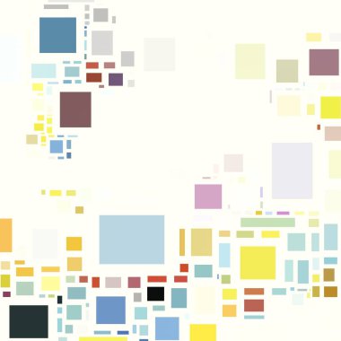 Soyut sanat dokusu. Kareler ile renkli doku. Modern sanat eserleri. Renkli görüntü