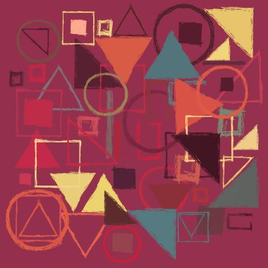 Geometrik desenli soyut arkaplan