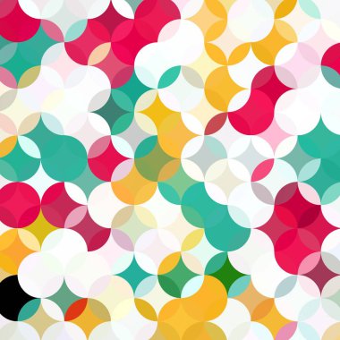 Renk fraktal geometrik soyut desen