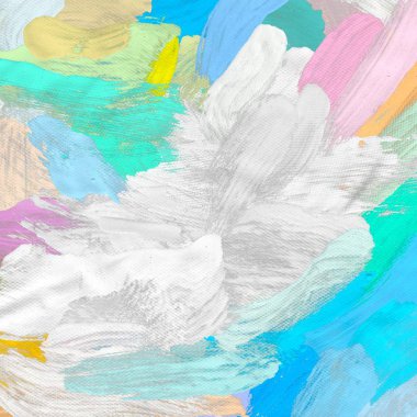 yaratıcı boya fırçasoyut soyut