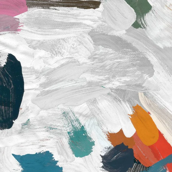 Tuval el yapımı yağlıboya. Renkli doku. Fırça darbeleri. Renkli görüntü. Modern sanat. Çağdaş sanat.