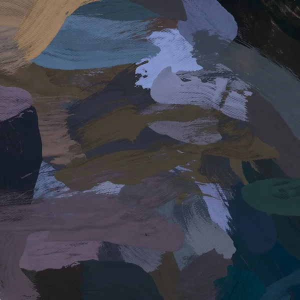 Tuval el yapımı yağlıboya. Renkli doku. Fırça darbeleri. Renkli görüntü. Modern sanat. Çağdaş sanat.