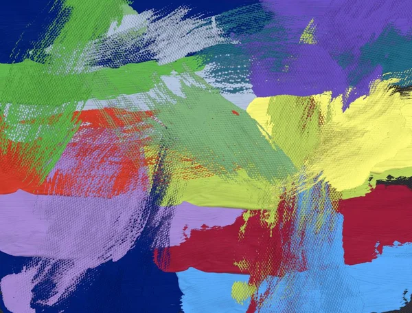 El yapımı tuvale yağlı boya. Soyut sanat dokusu. Renkli doku. Modern sanat eserleri. Yağlı boya darbeleri. Fırça darbeleri. Modern sanat. Çağdaş sanat. Sanatsal tuval.  