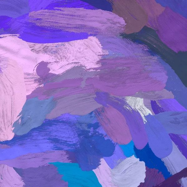 Tuval el yapımı yağlıboya. Renkli doku. Fırça darbeleri. Renkli görüntü. Modern sanat. Çağdaş sanat.