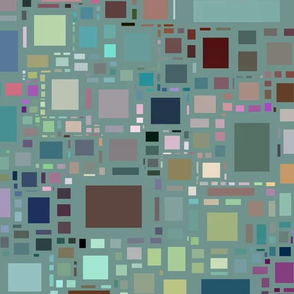 Abstrakt Konst Konsistens Färgglad Textur Med Kvadrater Moderna Konstverk Färgglad — Stockfoto