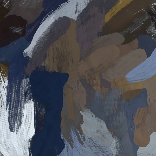 Tuval el yapımı yağlıboya. Renkli doku. Fırça darbeleri.