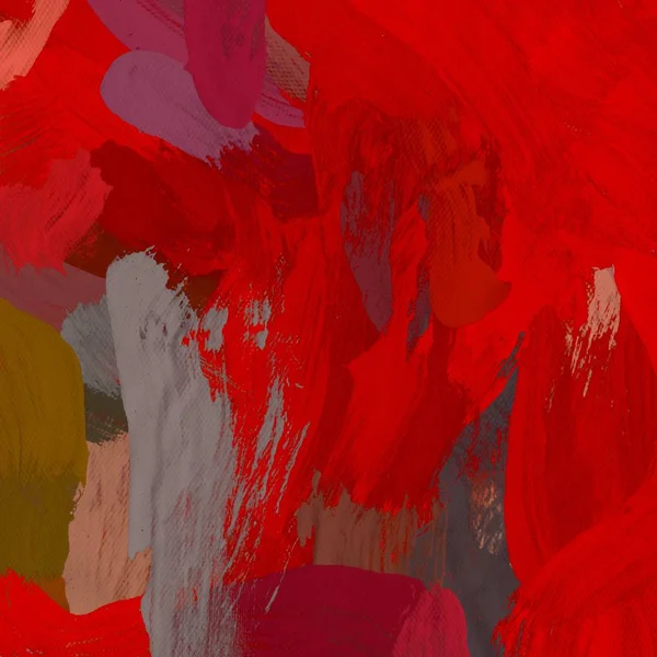 Tuval el yapımı yağlıboya. Renkli doku. Fırça darbeleri. Renkli görüntü. Modern sanat. Çağdaş sanat.