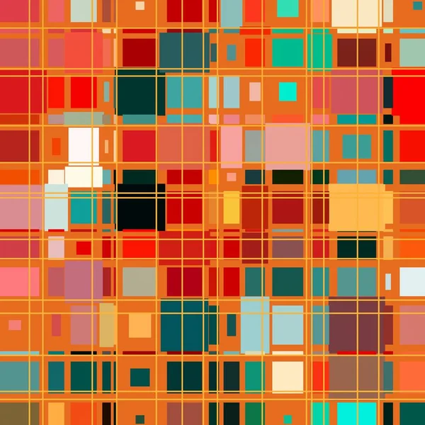 Красочный Абстрактный Фон Квадратами — стоковое фото