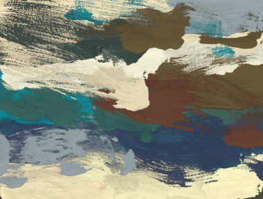 El yapımı tuvale yağlı boya. Soyut sanat dokusu. Renkli doku. Modern sanat eserleri. Yağlı boya darbeleri. Fırça darbeleri. Modern sanat. Çağdaş sanat. Sanatsal tuval.  