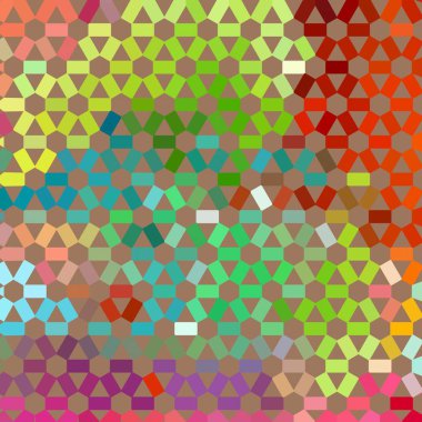 kalpleri ile soyut renkli arka plan