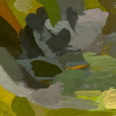 Tuval el yapımı yağlıboya. Renkli doku. Fırça darbeleri. Renkli görüntü. Modern sanat. Çağdaş sanat.