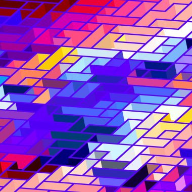 Geometrik desenli soyut doku