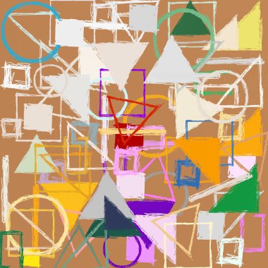 modern soyut geometrik desen arka plan