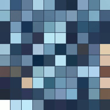 Soyut geometrik raster versiyonu mavi ve pembe arka plan. Web tasarımı, baskılar vb için İllüstrasyon.